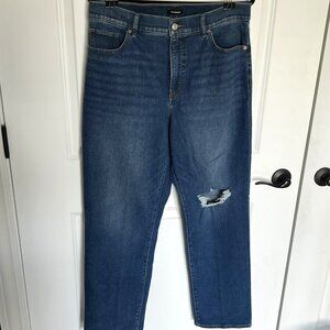 Express Super High-Rise Modern Straight Jeans